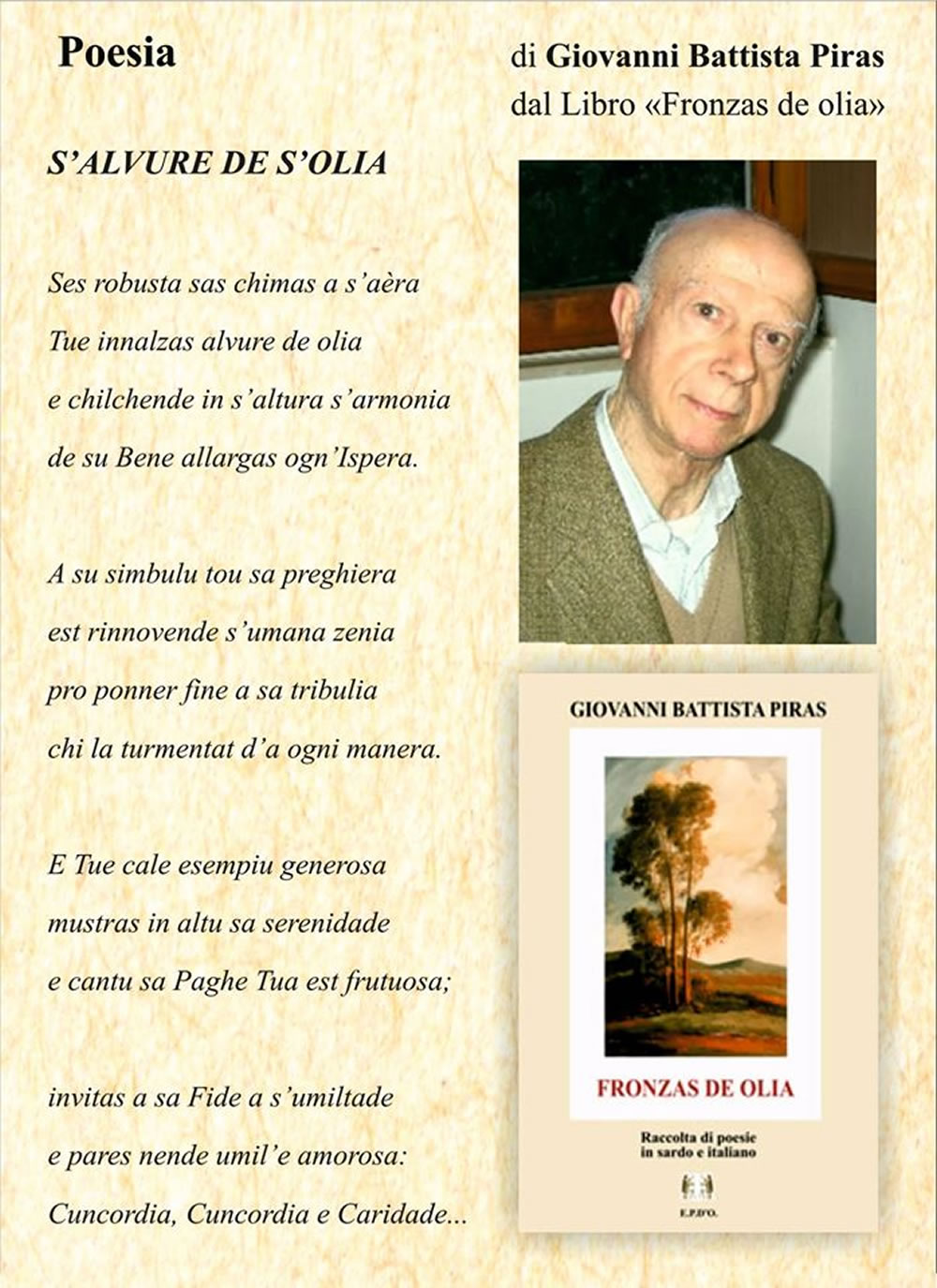 Poesia Giovanni Battista Piras